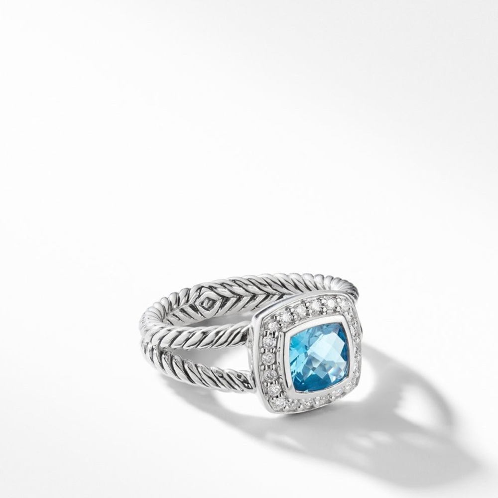 David Yurman Petite Albion Ring with Diamonds